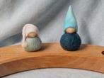 Jaarring steker winter wol popje Vrije School Seizoenstafel, Hobby en Vrije tijd, Vilt, Verzenden, Nieuw, Figuurtje(s), Wolvilt