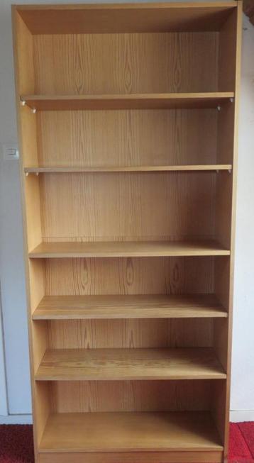 boekenkast houtfineer met 5 planken beschikbaar voor biedingen