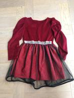 leuke velvet kleurige feestjurk maat 122/128, Kinderen en Baby's, Kinderkleding | Maat 122, Ophalen of Verzenden, Zo goed als nieuw