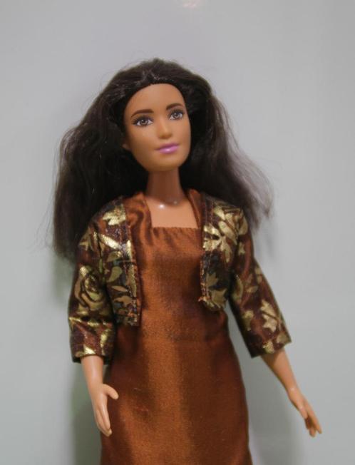 Barbie Curvy 65: galajurk met mooie bolero, Kinderen en Baby's, Speelgoed | Poppen, Nieuw, Barbie, Verzenden
