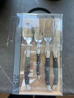 Lou Laguiole Tradition - 24-delige Bestekset - antraciet, Nieuw, Ophalen of Verzenden, Rvs of Chroom, Vaatwasserbestendig