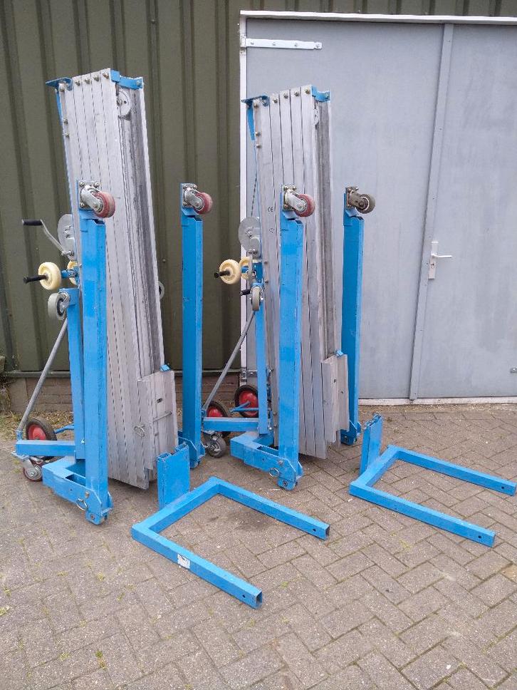 kanaallift / materiaallift / montagelift / handlift, Doe-het-zelf en Verbouw, Lieren en Takels, Gebruikt, Handmatig, Ophalen