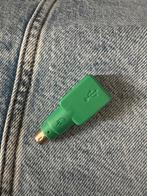 Groene USB naar PS/2 Adapter, Ophalen of Verzenden, Gebruikt