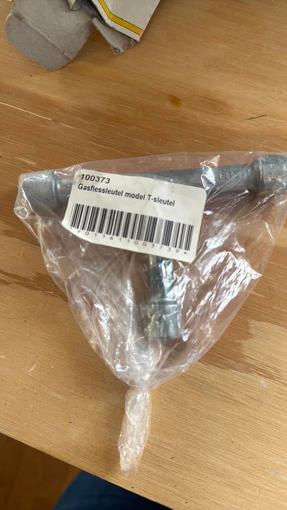 Gasfles t-model sleutel, Ophalen of Verzenden, Nieuw
