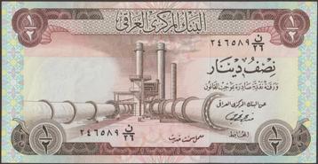 Irak ½ dinar ND(1973) VF+ p.62(2) (# 795) beschikbaar voor biedingen