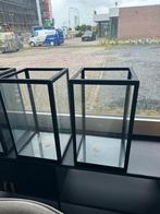 Windlicht zwart, Huis en Inrichting, Woonaccessoires | Zuilen en Pilaren, Ophalen of Verzenden, Zo goed als nieuw