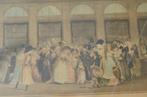Franse gravure/ets 'The Palais Royal Gallery's Walk' 1787, Antiek en Kunst, Kunst | Etsen en Gravures, Ophalen of Verzenden