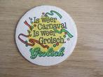 grolsch viltje: gvg 77, Verzamelen, Biermerken, Ophalen of Verzenden, Gebruikt, Viltje(s), Grolsch