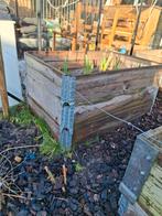 Palletranden moestuinbakken, Tuin en Terras, Ophalen, Rond, Hout, Minder dan 30 cm