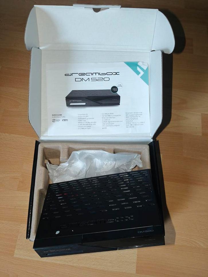 Dreambox DM520 Decoder - Perfecte TV Ontvangst!, Audio, Tv en Foto, Decoders en Harddiskrecorders, Gebruikt, Decoder, Ophalen of Verzenden