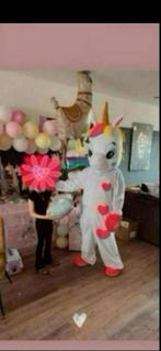 Mascotte Unicorn te huir inclusief acteur, Hobby en Vrije tijd, Feestartikelen | Verhuur, Ophalen of Verzenden, Zo goed als nieuw