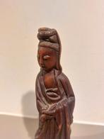 Guanyin in hout, China, Omstreeks 1800, 16cm Aziatica, Antiek en Kunst, Ophalen of Verzenden