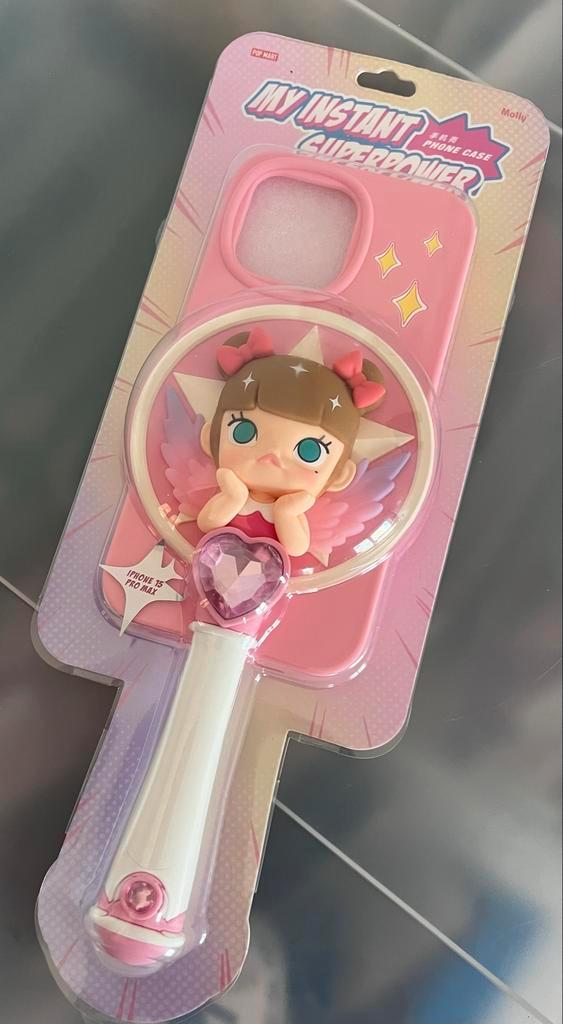 iPhone 15 Pro Max Hoesje - Molly Superpower Popmart, Telecommunicatie, Mobiele telefoons | Hoesjes en Frontjes | Apple iPhone