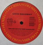 Leata Galloway ‎– With Every Beat Of My Heart maxi single, Cd's en Dvd's, Vinyl Singles, Maxi-single, Ophalen of Verzenden, Zo goed als nieuw