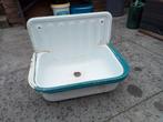 Emaille wastafel., Ophalen, Gebruikt, Wastafel