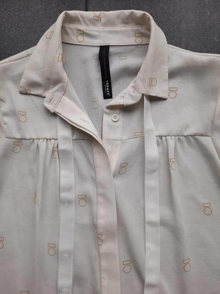 10 days blouse (cremekleurig) NIEUW, Kleding | Dames, Blouses en Tunieken, Nieuw, Maat 42/44 (L), Wit, Verzenden
