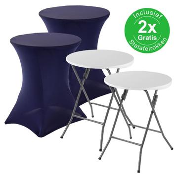 Bardi Statafel, Salontafel Klein Model 2 Stuks Zwart of WIT beschikbaar voor biedingen