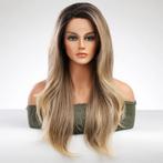 Swiss lace pruik lang blond haar zonder pony Tyler, Verzenden, Nieuw, Pruik of Haarverlenging