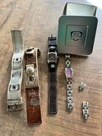 2x fossil horloge met extra bandjes, Sieraden, Tassen en Uiterlijk, Horloges | Dames, Staal, Ophalen of Verzenden, Zo goed als nieuw