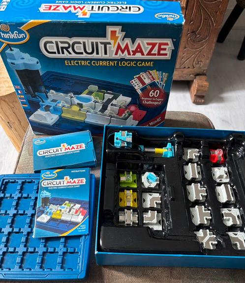 Circuit Maze van Thinkfun, Hobby en Vrije tijd, Gezelschapsspellen | Bordspellen, Gebruikt, Een of twee spelers, Ophalen of Verzenden