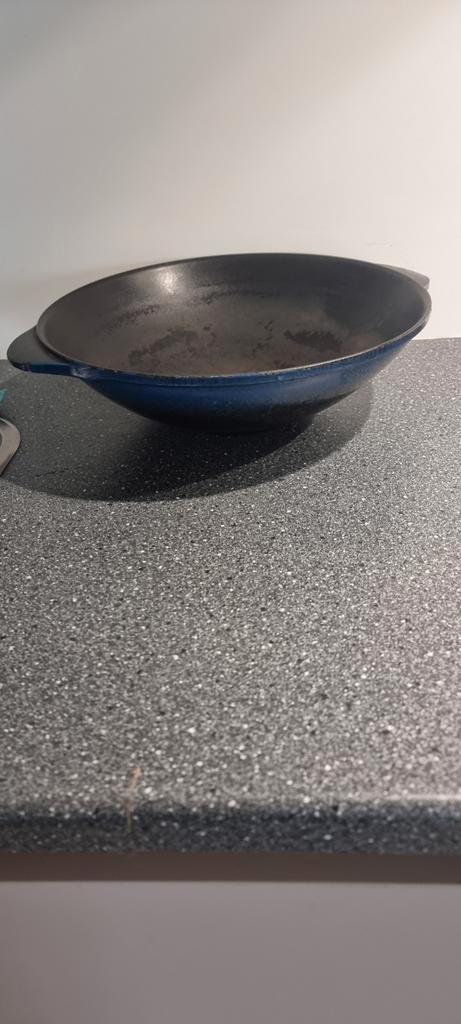 Gietijzeren Wok - 34cm - Gasfornuis, Huis en Inrichting, Keuken | Potten en Pannen, Ophalen of Verzenden