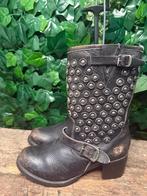 supergave vintage blokhak laars van Frye maat 40 (maat 10), Hoge laarzen, Zwart, Frye, Ophalen of Verzenden