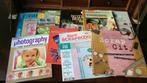 9 verschillende tijdschriften en boeken over scrapbooking, Hobby en Vrije tijd, Scrapbooking, Ophalen of Verzenden, Zo goed als nieuw