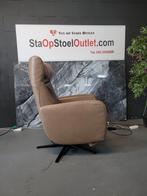 Staopstoel Prominent Sorisso Creme met tiptoetsen, Huis en Inrichting, Fauteuils, Minder dan 75 cm, Leer, Ophalen of Verzenden