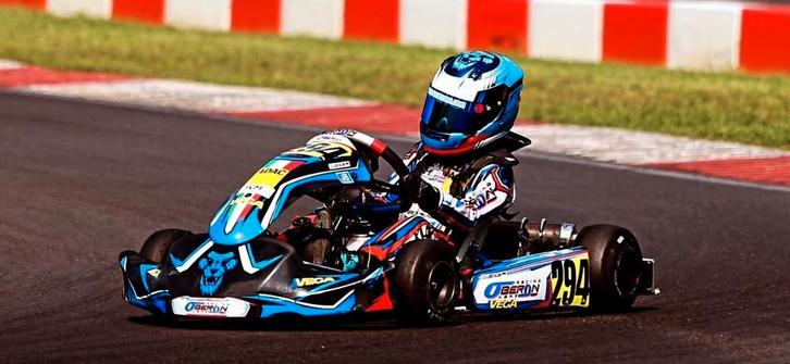 2 karts 3 motoren Mini 60cc Parolin Oberon podium karts DKM, Sport en Fitness, Karting, Gebruikt, Kart, Ophalen