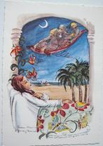 vier kaarten met afbeeldingen van Scandinavische sprookjes, Verzamelen, Ansichtkaarten | Themakaarten, Ophalen of Verzenden, 1960 tot 1980