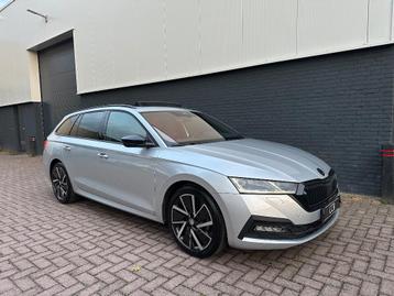 Skoda Octavia Combi 1.5 eTSI DSG 150PK 2021 PANO ACC CAMERA  beschikbaar voor biedingen