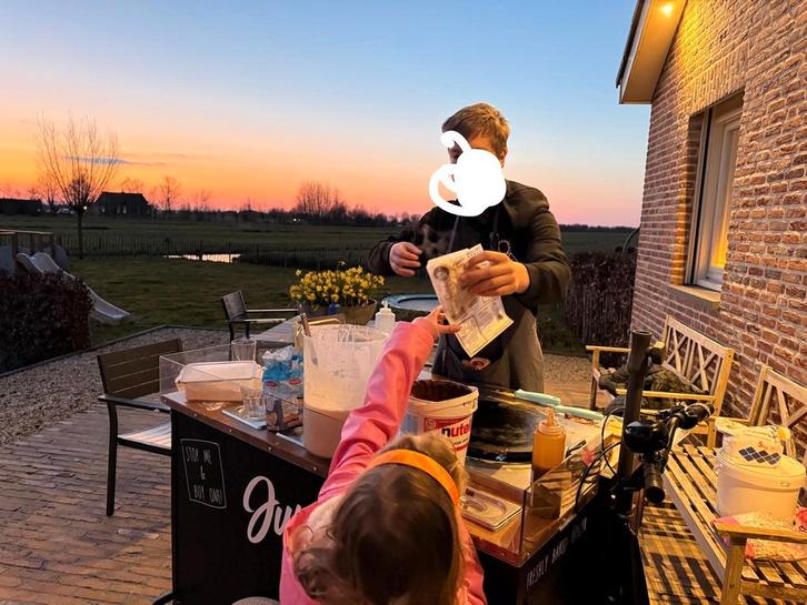 Prachtige crepe bakfiets, Fietsen en Brommers, Fietsen | Bakfietsen, Ophalen of Verzenden