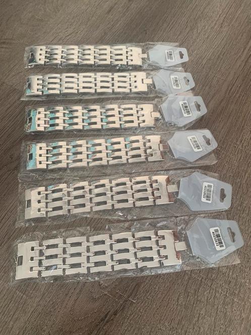 Partij 6 stuks luxe dtoere armbanden A19, Sieraden, Tassen en Uiterlijk, Armbanden, Nieuw, Zilver, Overige kleuren, Ophalen of Verzenden