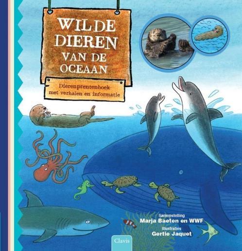 Wilde dieren van de oceaan (als nieuw), Boeken, Kinderboeken | Kleuters, Nieuw, Ophalen of Verzenden