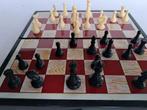Magnetisch (reis) schaakspel - inklapbare schaakdoos, Een of twee spelers, Ophalen of Verzenden, Zo goed als nieuw, Reisspel