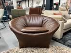 Als nieuw Label Ace Lounge Fauteuil Bovino leer Design stoel, Huis en Inrichting, Fauteuils, Ophalen of Verzenden, Nieuw, 75 tot 100 cm