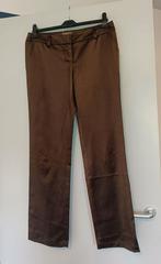 Luxe broek van gladde stof, Bruin, Ophalen of Verzenden, Zo goed als nieuw, Clockhouse