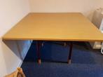 Eettafel met 6 stoelen ook nog salontafel, Huis en Inrichting, Tafels | Eettafels, Ophalen, Gebruikt, Vierkant, 50 tot 100 cm