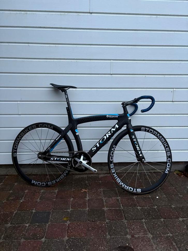 Storm baanfiets met carbon onderdelen, Fietsen en Brommers, Fietsen | Racefietsen, Zo goed als nieuw, Heren, Overige merken, Minder dan 10 versnellingen