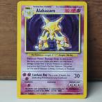 Pokémon Alakazam (Holo) Base Set 1/102, Ophalen of Verzenden, Zo goed als nieuw, Losse kaart, Foil