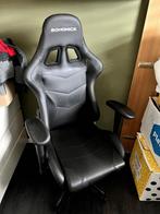 Ergonomische Gamersstoel, Ophalen, Gaming bureaustoel, Gebruikt, Zwart