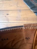 Vintage Nebuloni leren laarzen - Collectors item, Ophalen of Verzenden, Gedragen, Bruin, Hoge laarzen