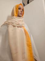 İPEKSELİ merk sjaal katoenen sjaal, Ophalen of Verzenden, Zo goed als nieuw, Maat 46/48 (XL) of groter, Sjaal