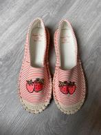 Gestreepte espadrilles met aardbeien., Kinderen en Baby's, Meisje, Schoenen, Nieuw, Ophalen of Verzenden