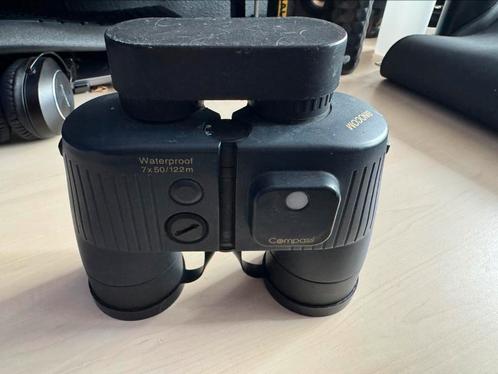 Waterdichte Binocom verrekijker 7x50 met kompas, Watersport en Boten, Accessoires en Onderhoud, Gebruikt, Overige typen, Ophalen of Verzenden