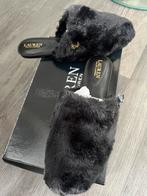 Ralph lauren muiltjes zwart nieuw fluffy maat 41, Ophalen of Verzenden, Nieuw, Zwart, Sandalen of Muiltjes