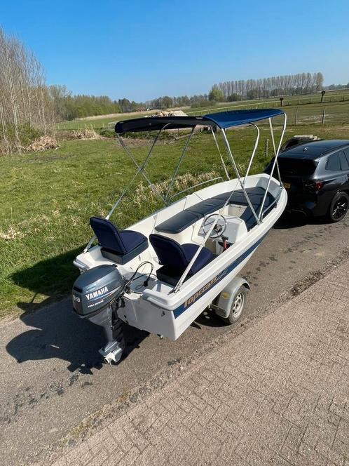 Sloep | zonder vaarbewijs | topcraft | boot, Watersport en Boten, Vis- en Consoleboten, Zo goed als nieuw, Tot 10 pk, 3 tot 6 meter