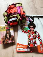 Jaren 70 overhemd en peace bandana, Kleding | Heren, Carnavalskleding en Feestkleding, Maat 52/54 (L), Ophalen of Verzenden, Kleding