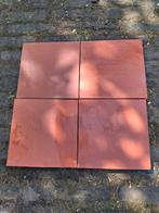 75st (3m2) Oude, rode boeren plavuizen. 20x20cm, Ophalen, Keramiek, Zo goed als nieuw, 20 tot 40 cm