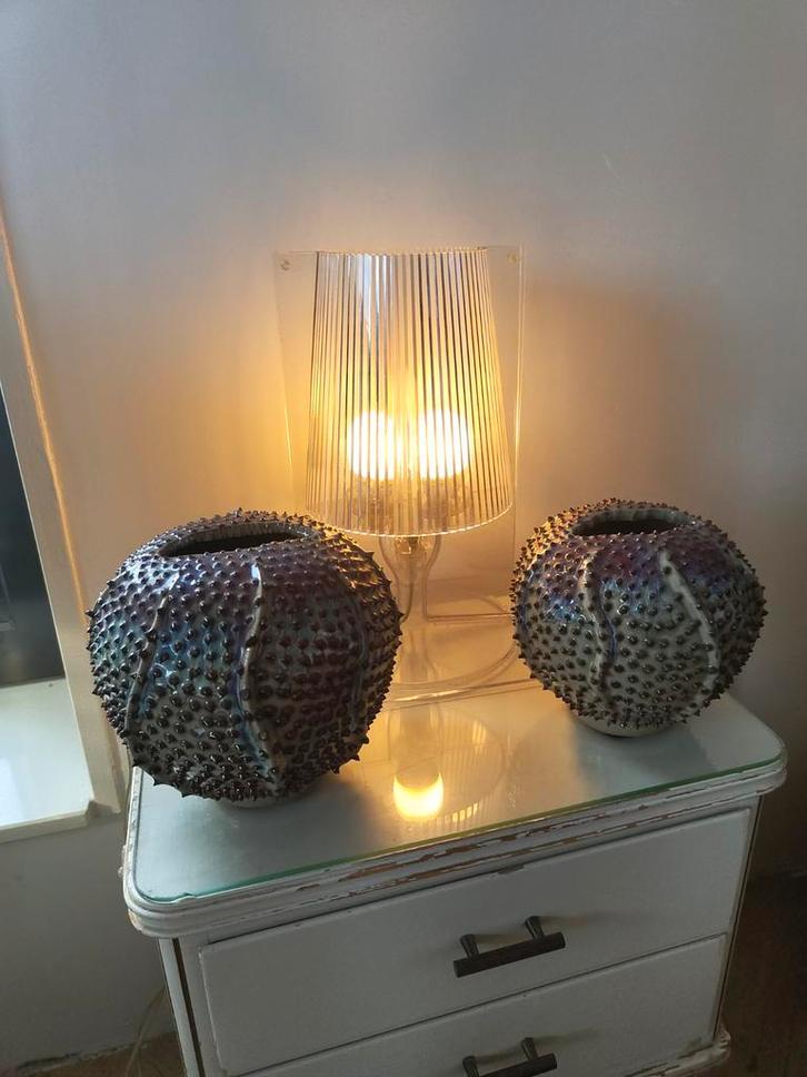 Leuke Des Pot Zee-egel Potten, Huis en Inrichting, Woonaccessoires | Vazen, Gebruikt, Overige kleuren, Minder dan 50 cm, Aardewerk of Porselein